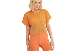 🛍️ Kısa Kollu File Spor Tişört