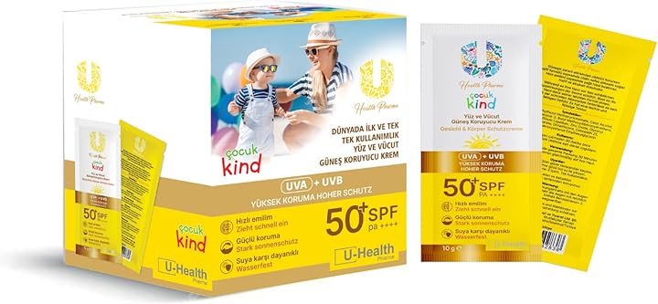 (%10) U Health Güneş Kremi 50 SPF Kids 50 Adet — %10 İndirim