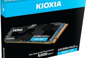 (%69.67) KIOXIA EXCERIA PLUS G3 1TB NVMe SSD – M.2 2280, PCIe Gen4, 5000MB/s Okuma, 3900MB/s Yazma