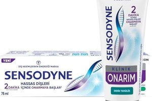 (%1.83) Sensodyne Klinik Beyazlık Derin Onarım Derin Temizlik Diş Macunu 75ml