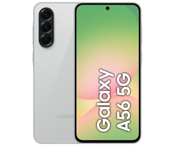 🛍️ Samsung Galaxy A56 5G, Android Akıllı Telefon, 256GB Depolama, 8GB RAM, Gri, 6x İşletim Sistemi Yükseltmesi, Büyük Ekran, Uzun Pil Ömrü, 8GB + 256GB