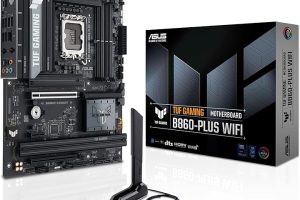 (%23.81) ASUS TUF GAMING B860 PLUS WIFI Intel ATX anakart, 12+1+2+1 80A DrMOS güç aşamaları, DDR5, PCIe 5.0, 3xM.2 yuvaları, WiFi 7, 2.5Gb Ethernet, DisplayPort, DP Alt modlu USB 20Gbps Tip-C
