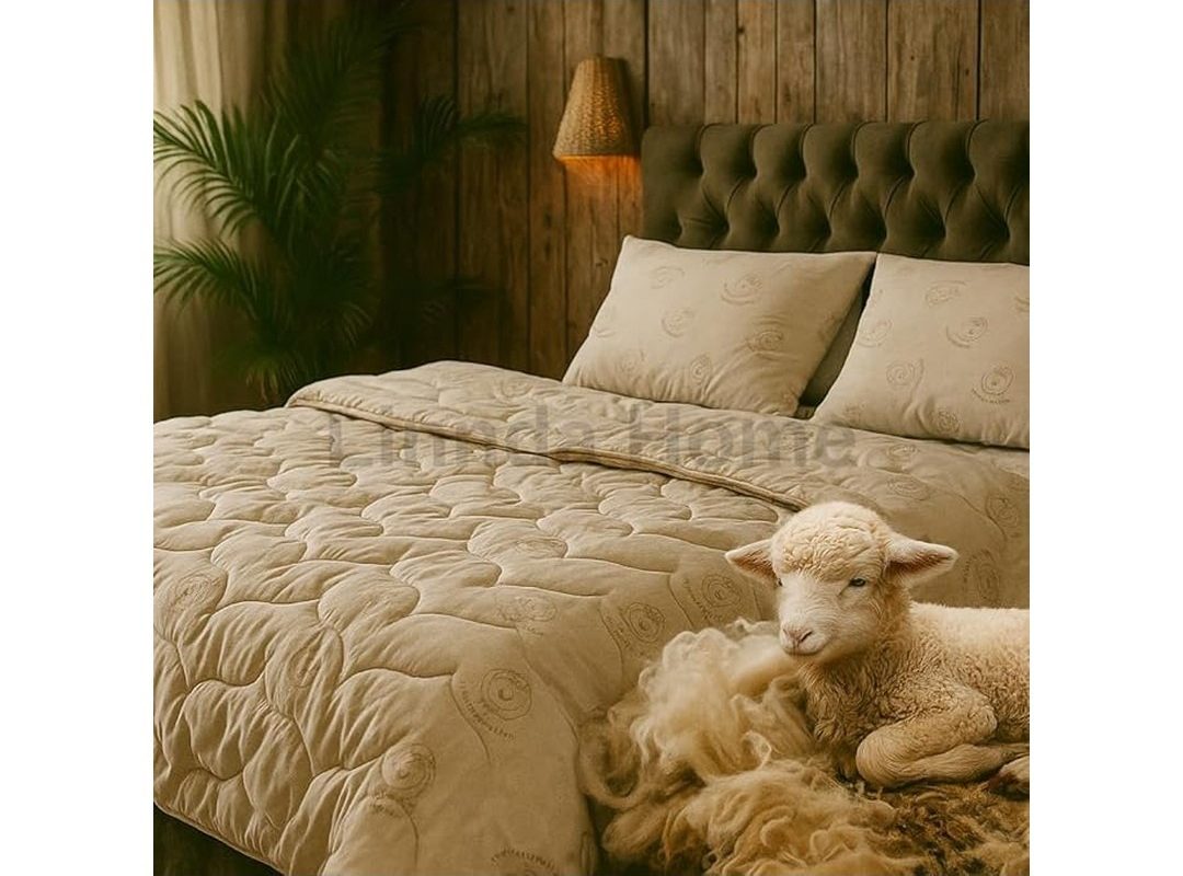 🛍️ %100 Merinos Kuzu Yünü Yorgan Çift Kişilik