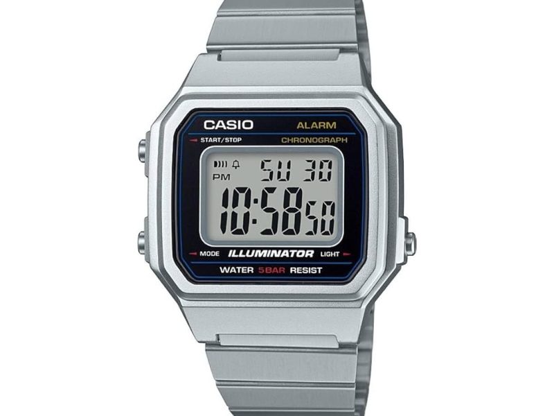 🛍️ Casio B650WD 1ADF Retro Unisex Kol Saati, Gri, Standart