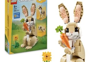 LEGO Creator 3’ü 1 Arada Sevimli Tavşan 31162-8 Yaş ve Üzeri Çocuklar için Lama ve Fok Figürüne Dönüşebilen Yaratıcı Oyuncak Yapım Seti, Doğum Günü Hediyesi (326 Parça)