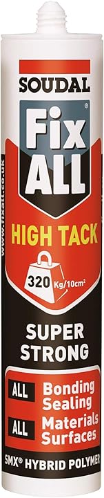 (%99.29) Soudal Fix All yüksek güçlü takma yapıştırıcı, tırnaksız