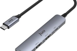 (%35.39) Juo Type-C 4 Portlu USB 3.0 / USB 2.0 Çoklayıcı Dönüştürücü Hub