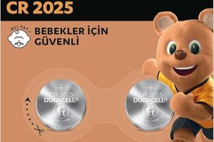 (%82.58) Duracell 2025 Lityum Düğme Piller (2’lü Paket) 3V, %70’e Kadar Daha Uzun Ömür, Bebek Güvenlik Teknolojisi, Anahtarlık, Akıllı Bileklikler ve 3D Gözlüklerde Kullanım, Bebek Güvenlikli Paketleme
