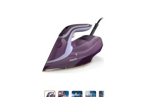 🛍️ Philips 8000 Serisi Azur Buharlı Ütü   3000W, OptimalTEMP Teknolojisi, 55g/dk Sürekli Buhar, Sıfır Yanık Riski, 300 ml’lik Su Haznesi (DST8021/30)