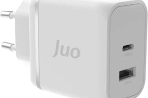 Juo 45W GaN USB-C + USB-A Şarj Aleti iPhone & iPad & Macbook & Samsung PPS Type-C Hızlı Şarj Cihazı