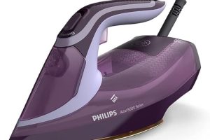 (%10) Philips 8000 Serisi Azur Buharlı Ütü – 3000W, OptimalTEMP Teknolojisi, 55g/dk Sürekli Buhar, Sıfır Yanık Riski, 300 ml’lik Su Haznesi (DST8021/30) — %10 İndirim