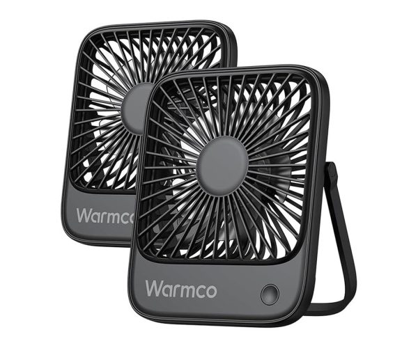 🛍️ Warmco D1 Masaüstü Vantilatör USB ve Type C Bağlantılı Taşınabilir Ultra İnce Soğutucu Fan Siyah 3 Kademeli Ayarlanabilir Katlanabilir Stand