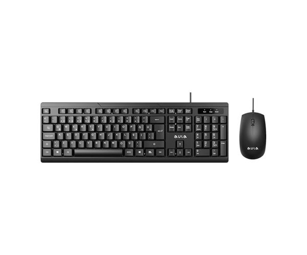 🛍️ Aula AC101 Kablolu Türkçe Q Klavye ve 1200 DPI Optik Mouse Seti