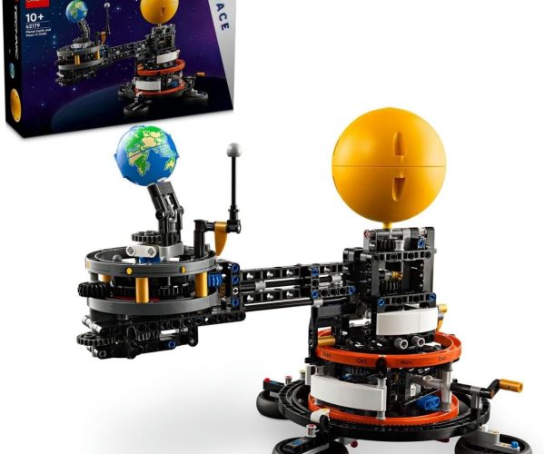 LEGO Technic Dünya ve Ay Yörüngesi Model Yapım Seti 42179-10 Yaş ve Üzeri Kız ve Erkek Çocuklar için Uzay Oyuncakları, Bağımsız ve Yaratıcı Güneş Sistemi Oyuncağı, Hediye Fikri (526 Parça)