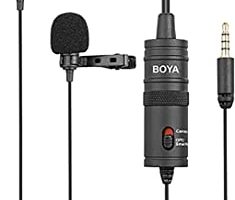 (%56.62) Boya BY-M1DM Çok Yönlü ikili Yaka Mikrofonu, Siyah