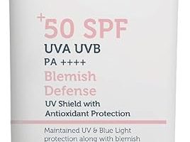 (%26.4) Lekeli Ciltler İçin Antioksidan Destekli Güneş Kremi, 50+ SPF UVA/UVB Blemish Defense – Antioxidant Protection