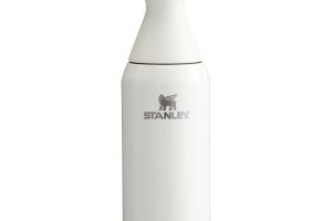 🛍️ Stanley All Day Slim Soğuk Su Şişesi Termosu, 0.35 Litre, Krem
