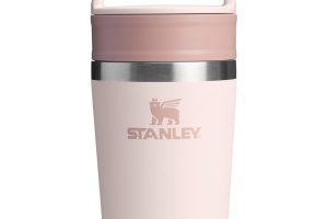 🛍️ Stanley Cafe To Go Travel Mug Termos Bardak, 0.23 Litre, Pembe Kuvars (Rose Quartz)