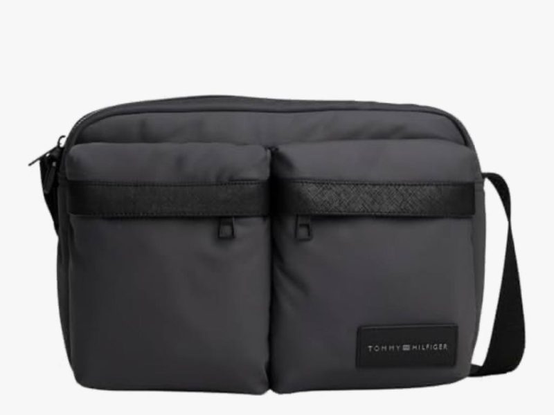 Tommy Hilfiger Erkek El Çantası, Dark Grey, Tek Beden