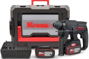 (%10) Kress KUC60.2 20Volt 4.0Ah. 2.0J Li-ion Çift Akülü Şarjlı Kömürsüz Profesyonel SDS-Plus Pnömatik Kırıcı/Delici — %10 İndirim