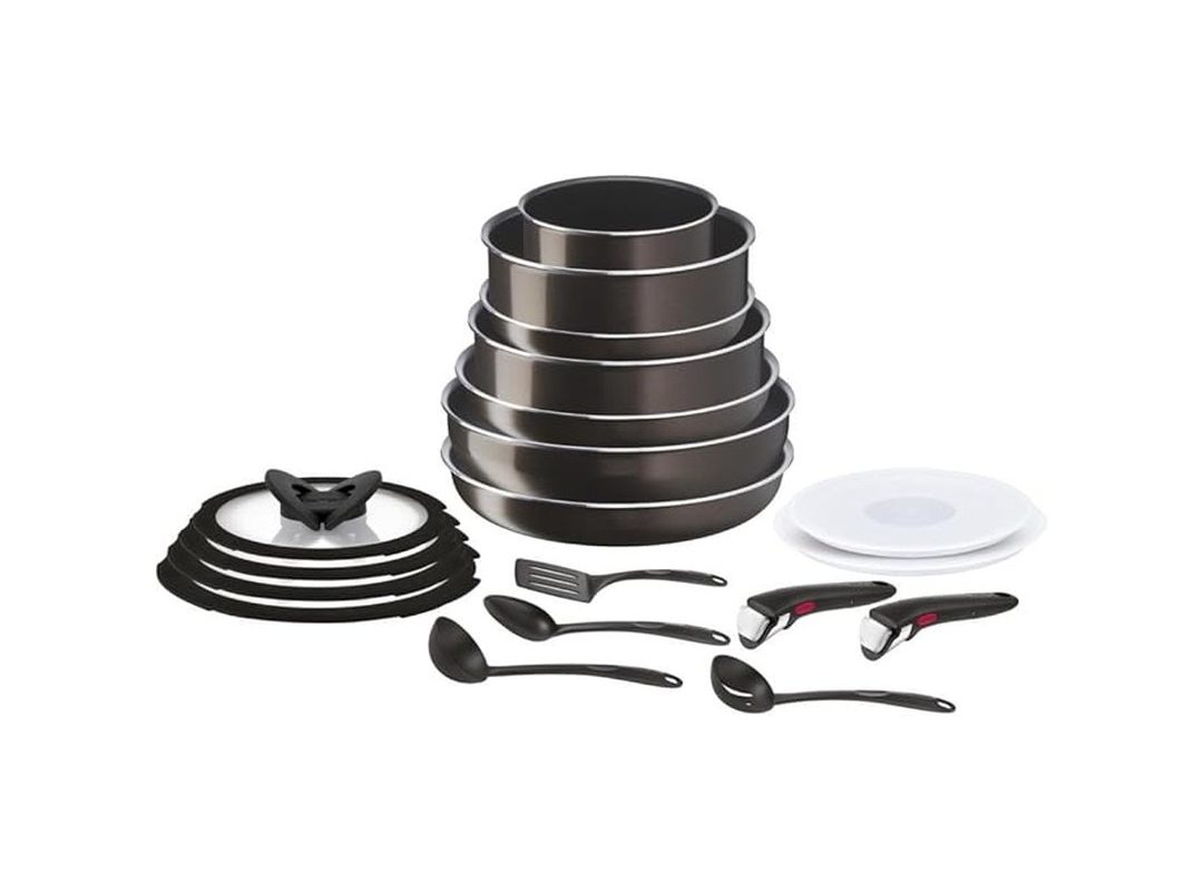 🛍️ Tefal Ingenio XL Intense 19 Parça Titanyum Tencere Tava Seti |2X Kaplama |Yapışmaz Tencere Seti | İndüksiyonlu |Çıkarılabilir Sap