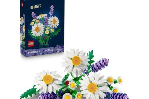 🛍️ LEGO Botanicals Papatyalar 11508 3 Büyük Papatya, 2 Küçük Papatya Dalı, 3 Lavanta ve Yeşil Dallar İçeren Sevgililer Günü’ne Özel Yapay Çiçek Buketi Yapım Seti (133 Parça)