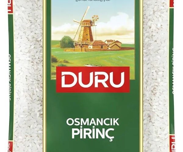 Duru Osmancık Pirinç 2kg – Uzun Taneli, Pilavlık, Dolmalık, Glutensiz, Lezzetli ve Taze Pirinç