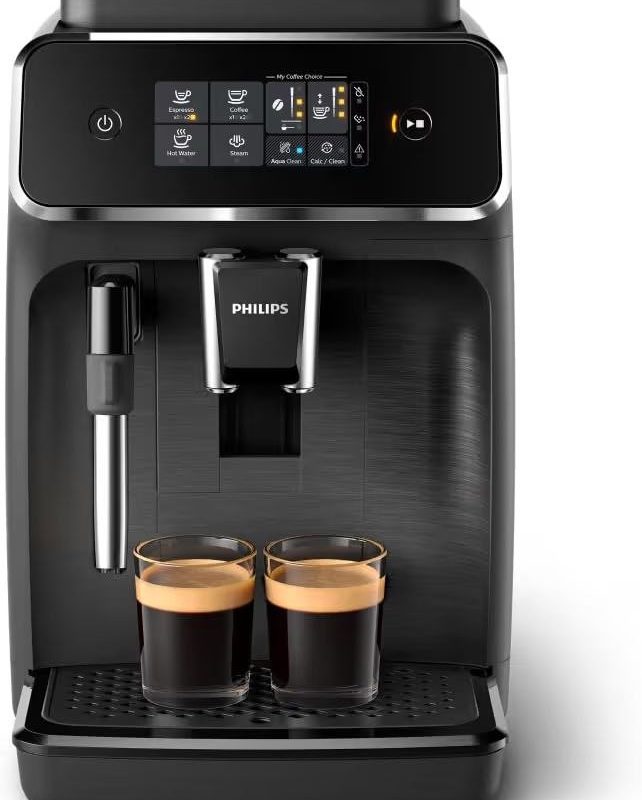 Philips 2200 Serisi Tam Otomatik Espresso Makinesi, Dokunmatik Ekran, Klasik Süt Köpürtücü, 2 İçecek, EP2220/10