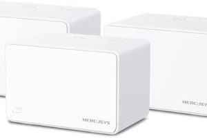 (%31.84) Mercusys Halo H80X 3-pack, AX3000Mbps, Dual-Band, Gigabit Portları, 150’ye Kadar Cihaz Bağlanabilir, 650 m²’ye Kadar Kapsama, Akıllı Bağlantı, Mobil Uygulama ile Kolay Kurulum, Wi-Fi 6 Mesh Sistemi