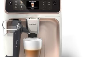 Philips 5500 Serisi LatteGo Tam Otomatik Espresso Makinesi 20 Sıcak ve Soğuk İçecek, Renkli Dokunmatik Ekran, Beyaz Roze Renk, QuickStart, SilentBrew Teknolojisi (EP5543/80)
