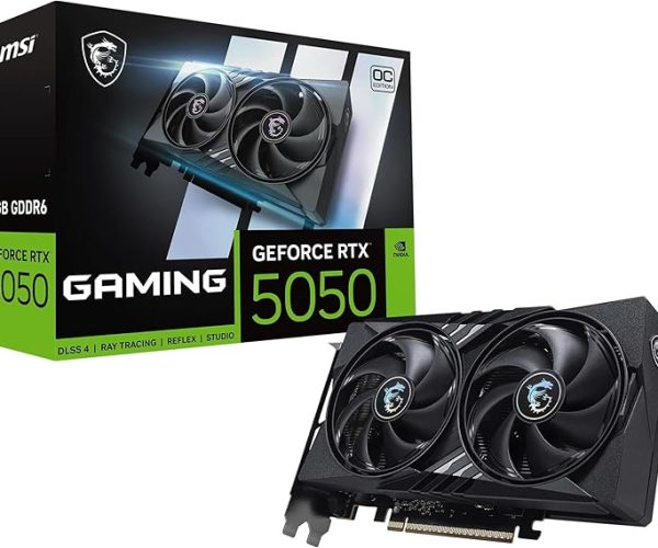 (%24.16) MSI VGA GEFORCE RTX 5050 8G GAMING OC RTX5050 8GB GDDR6 128B DX12 PCIE 5.0 X16 (3XDP 1XHDMI)