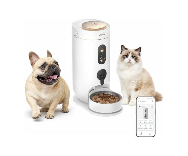 🛍️ MOVA NutriPal 10 Ultra Akıllı Evcil Hayvan Mama Makinesi, 4L Kapasite, Ai Besleme Programı, 1080P HD Kamera, Çift Yönlü Ses, Pil Destekli
