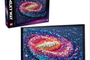 LEGO Art Samanyolu Galaksisi 31212 – Yetişkinler için Koleksiyonluk Yaratıcı Tablo Modeli Yapım Seti (3091 Parça)