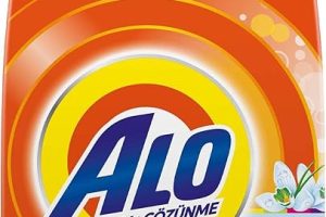 (%8.36) Alo 8 kg Kar Çiçeği Ferahlğı Beyazlar ve Renkliler Hızlı Çözülme Toz Deterjan