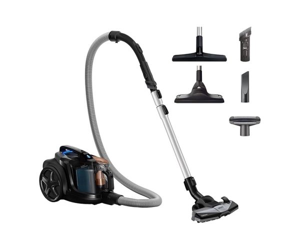 🛍️ Philips Marathon Daily Torbasiz Elektrikli Süpürge, 750W, PowerCyclone 8, Alerji Kilit Sistemi, Allergy H13 Filtre, CarpetClean Başlık, XB7150/07