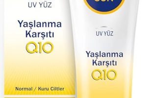 (%44.97) NIVEA Sun SPF 50+ Yaşlanma ve Leke Karşıtı Q10 Yüz Güneş Kremi (50 ml)
