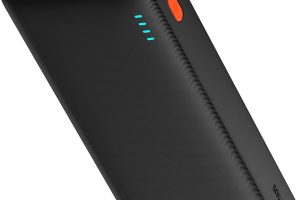 OS-Baseus Airpow Hızlı Şarj Power Bank 20000mAh 20W, Siyah (USB to Type-C 50cm Siyah kablo dahil)