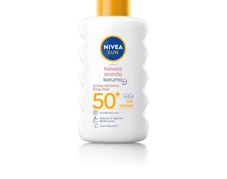 Nivea SPF50 Hassas Ciltlere Özel Çok Yüksek Koruyucu Güneş Spreyi 200 ml