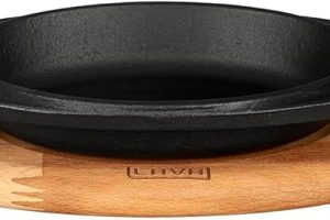 (%35.03) Lava Pişirme Kabı LV ECO o TV 1510 K4 Oval Tabak Çanak ve Tabak, Ahşap, Ölçüler 15 x 10 cm, Dökme Demir, Siyah