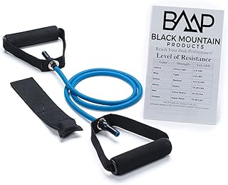 Black Mountain Products Single Resistance Band - Door Anchor and Starter Guide Included
