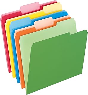 Pendaflex iki renkli renk dosyası dosya Letter