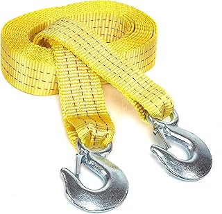Neiko® 51005 A Heavy Duty Tow Strap güvenlik Haken | 5,1 x 50,8 cm | 10.000 lb kapasite | polyester