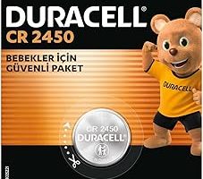Duracell CR 2450 Lityum Düğme Pil (1’li Paket) 3V, Anahtarlık, Ev Cihazları, Tartı ve Sıcaklık Sensörleri İçin, Bebek Güvenlikli Paketleme — %30 İndirim | Amazon TR Fırsatı