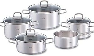 Fissler Viseo 9 Parça Çelik Tencere Seti — %48 İndirim | Amazon TR Fırsatı