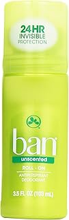 Ban Unscented Roll-On Antiperspirant Deodorant 103ML