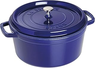 Staub Döküm Tencere Yuvarlak 28 cm Koyu Mavi