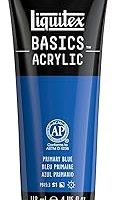 Liquitex 1046420 Basics – Akrilik boya, monopigmente sanatçı pigmentleri, solmaz, orta viskozite, aşif kalitesi, ipek parlaklığında kaplama, 118 ml tüp, birincil mavi — %25 İndirim | Amazon TR Fırsatı