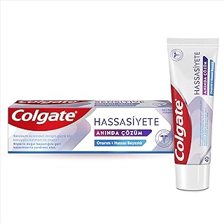 Colgate Hassasiyete Anında Çözüm Onarım + Hassas Beyazlık Diş Macunu 75 ml — %30 İndirim | Amazon TR Fırsatı