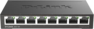 D-Link DGS-108/E 8-PORT 10/100/1000BASE-T YÖNETİLEMEZ METAL DESKTOP GİGABİT SWITCH
