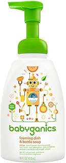 BabyGanics - Köpüklü Bulaşık ve Şişe Sabunu Bulaşık Dazzler Narenciye - 16 oz.
